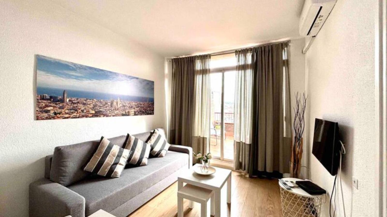 Ferienwohnung Sants Station Penthouse Barcelona Exterior foto