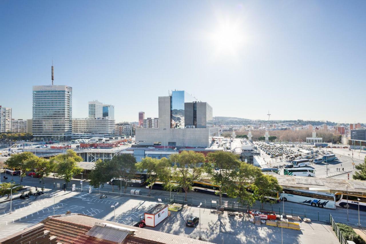 Ferienwohnung Sants Station Penthouse Barcelona Exterior foto